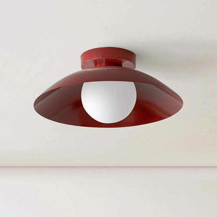 Moderne rund metal minimalistisk loftslampe