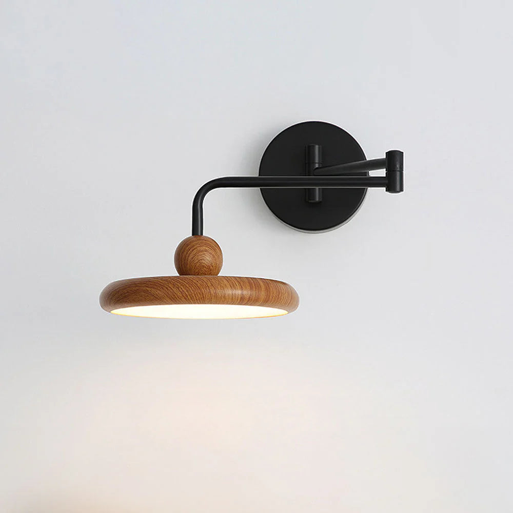Lampada da parete moderna rotonda in metallo