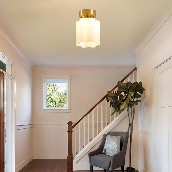 Moderne enkel korridor dekorativ glasloftslampe