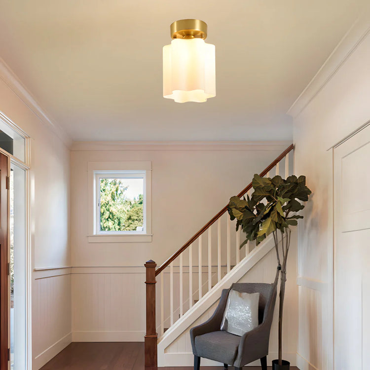 Moderne dekorativ Cube glasloftslampe