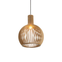 Glarefusion Vintage wooden Pendant Light