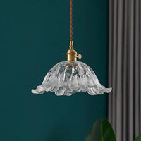 Nordic Amber Brass Glass pendellys