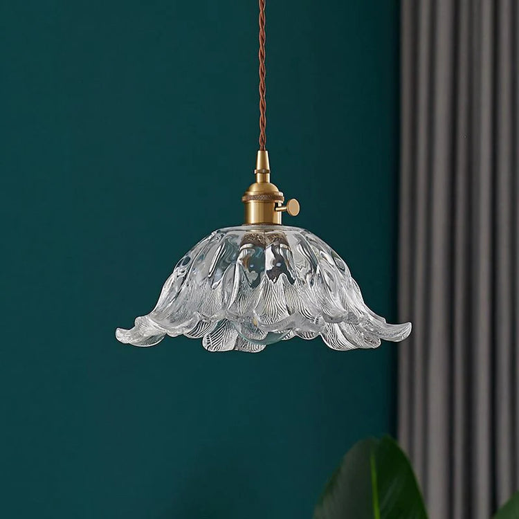 Nordic Amber Messing Glas Pendel