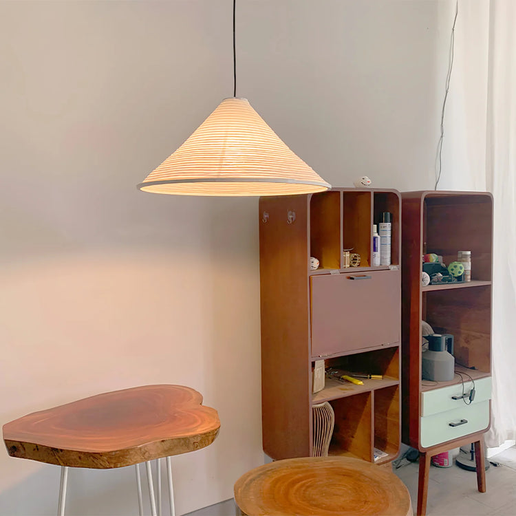 Wabi-Sabi Prisme Papir Pendel Light