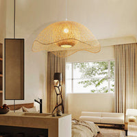 Handwoven Bamboo Pendant Light