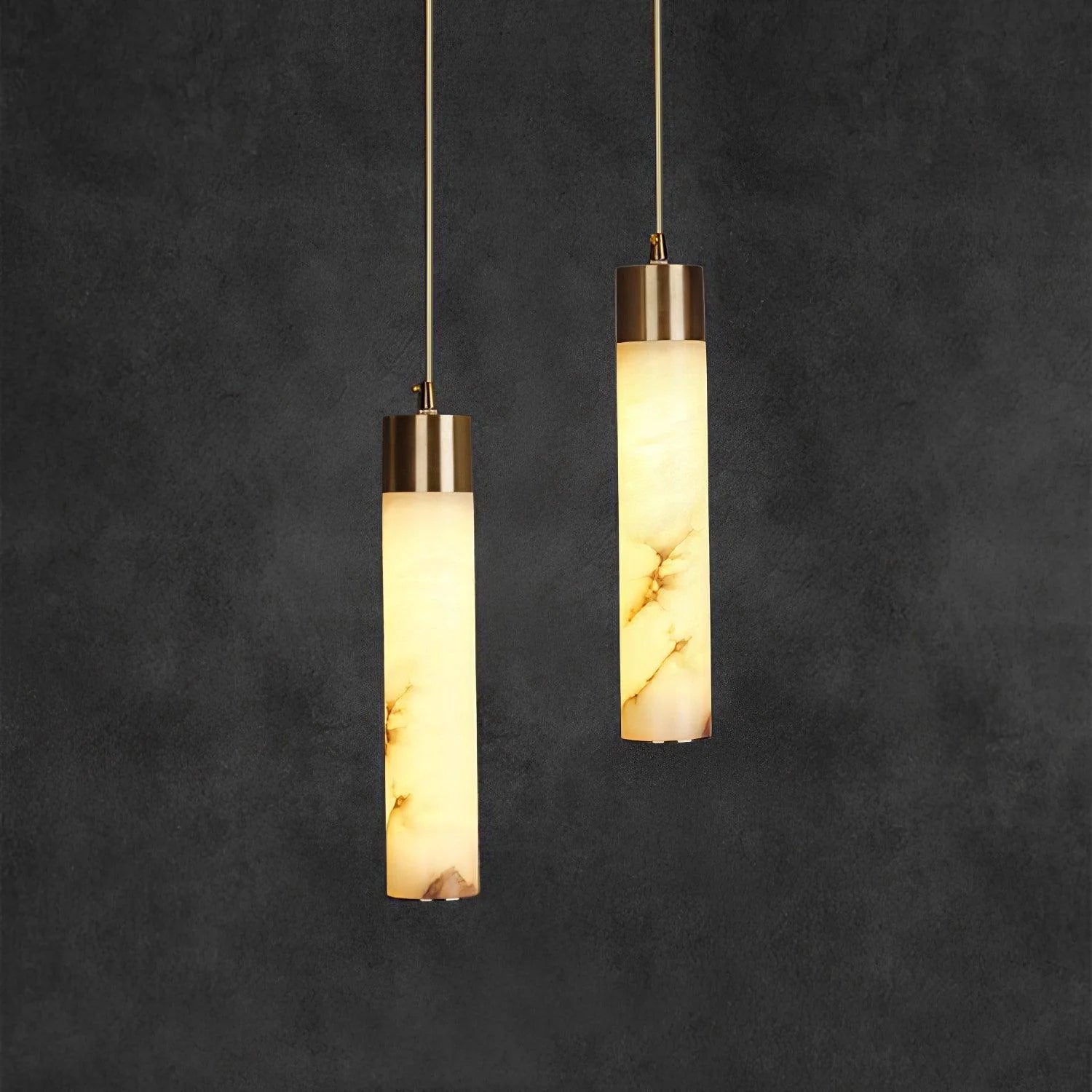 Lampada a sospensione Sol in ottone