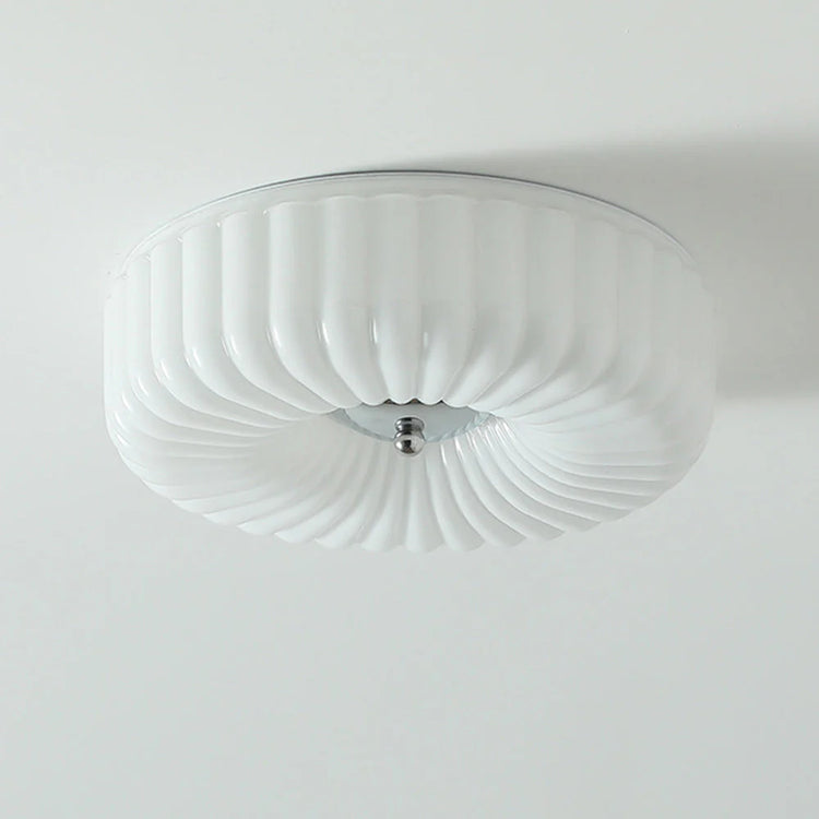 Klassisk rund Bauhaus glasloftslampe