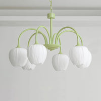 Lampadario di soggiorno minimalista moderno color crema