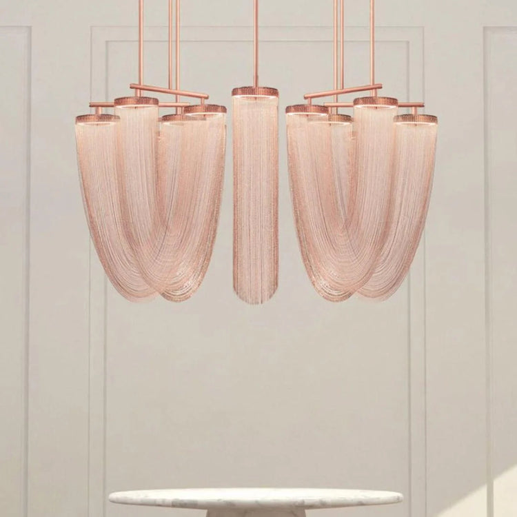 Elegant Drapery Pendant Light