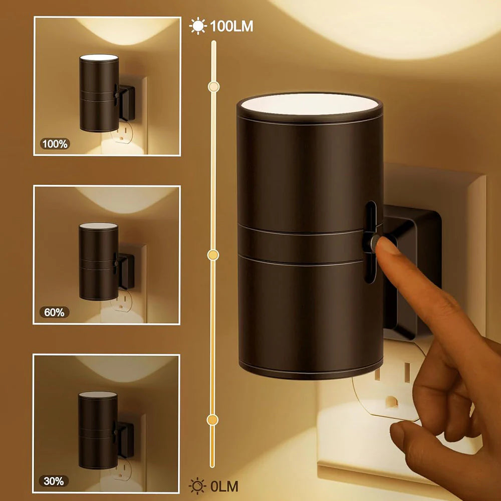 Modern Versatile Black Socket Wall Light