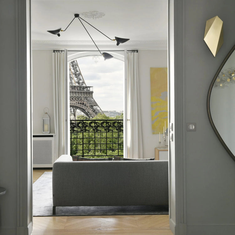 Stilfuld Celestial Curve Metal Loftslampe