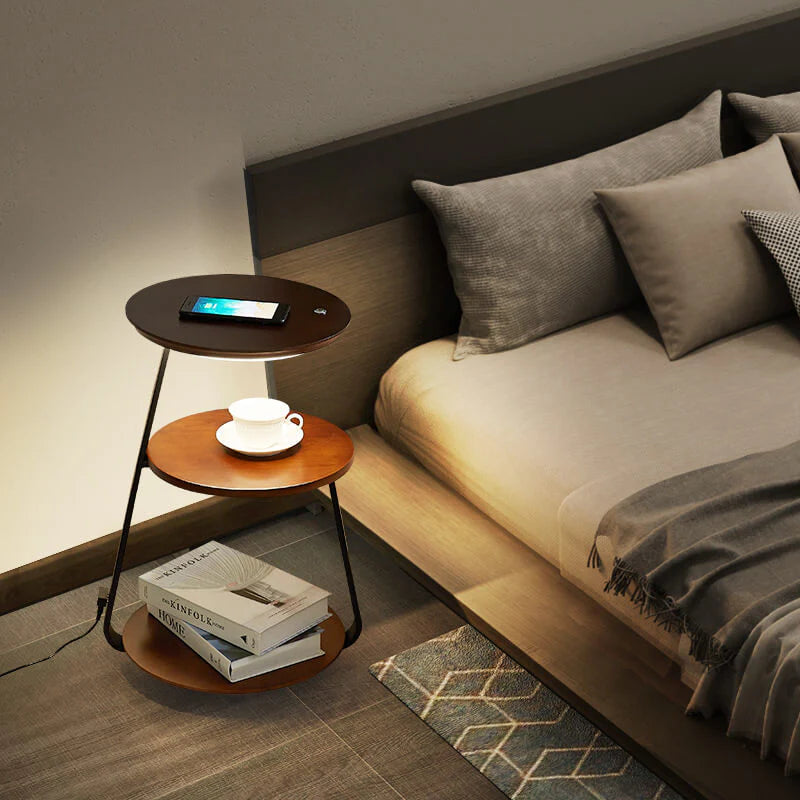 Lampadaire multicouche rechargeable créatif