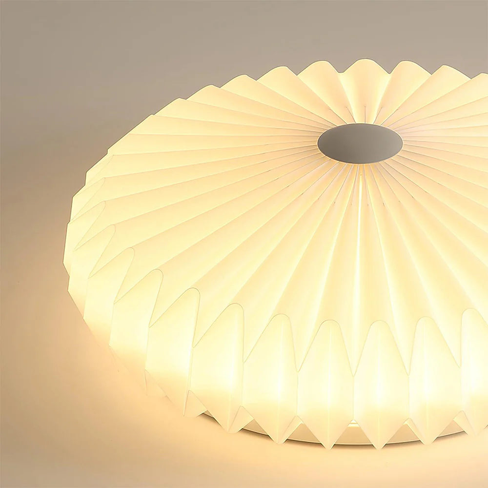 Plafonnier rond élégant en PVC