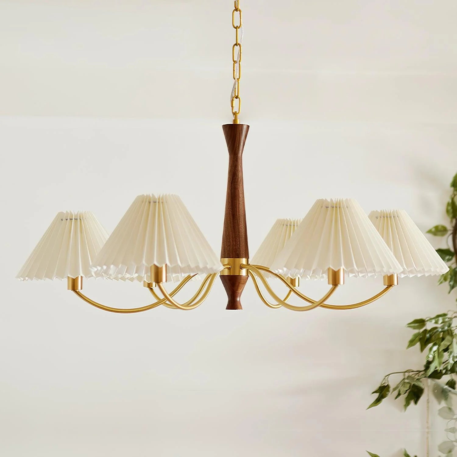Lampadario Eleganza Plissettato