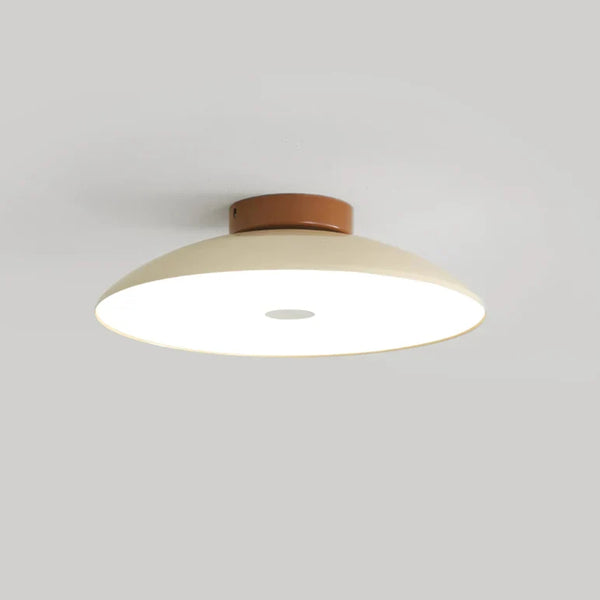 Cream Iron Hallway Ceiling Fixture