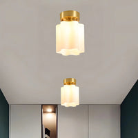 Moderne enkel korridor dekorativ glasloftslampe