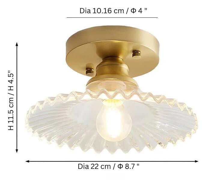 Lampada da soffitto semplice creativa francese
