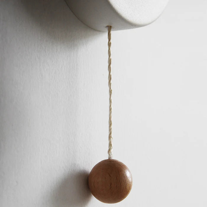 Trendy væglampe i rund jern