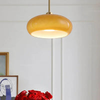 Glarefusion Creative Simple Persimmon Shape Pendant Light