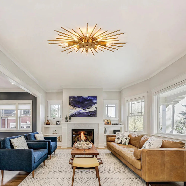 Moderne uregelmæssigt jernværksloftslys