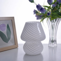 Retro kreativ glas svamp bordlampe