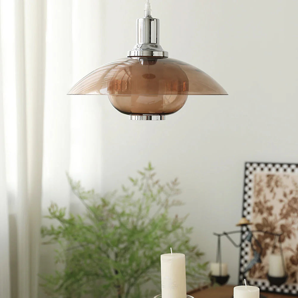 Modern Clear Glass Pendant Light