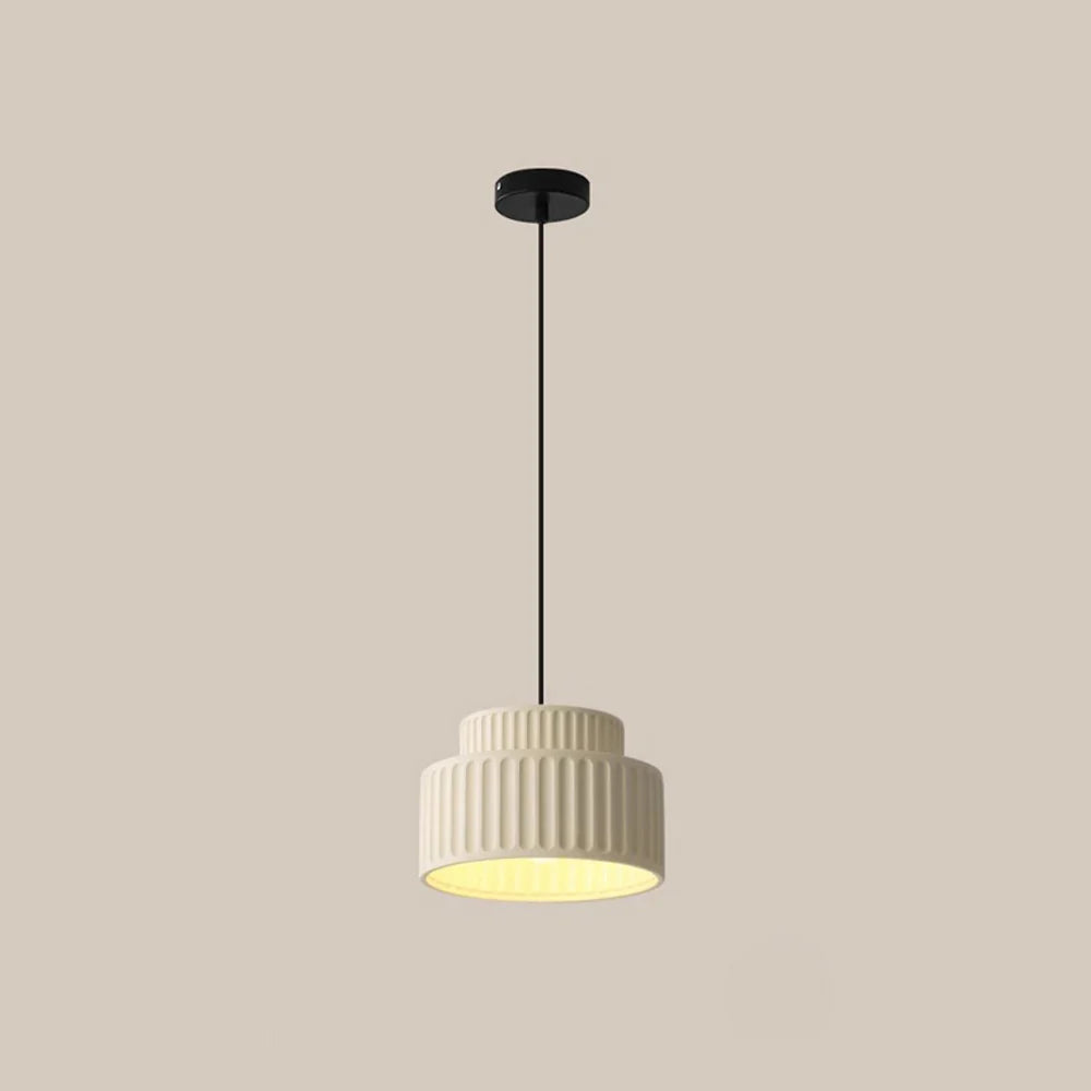 Suspension Bauhaus ronde moderne en résine