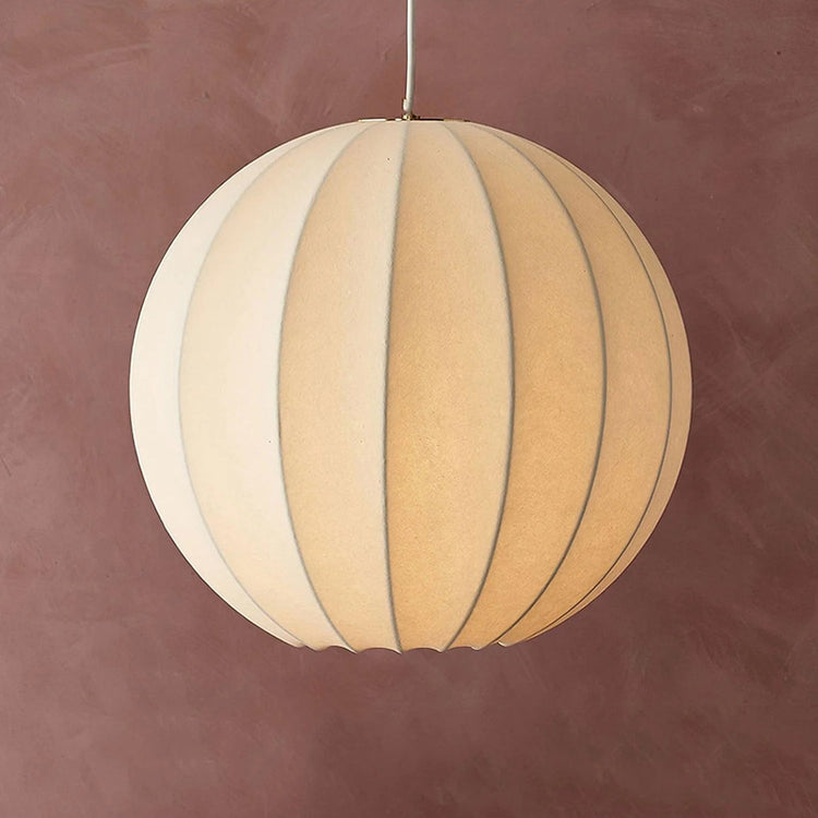 Minimalistisk ribbelysning i rund stof