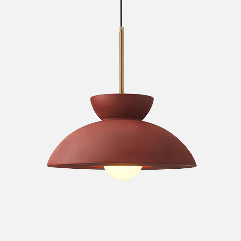 Lampada a sospensione rotonda alla moda in resina