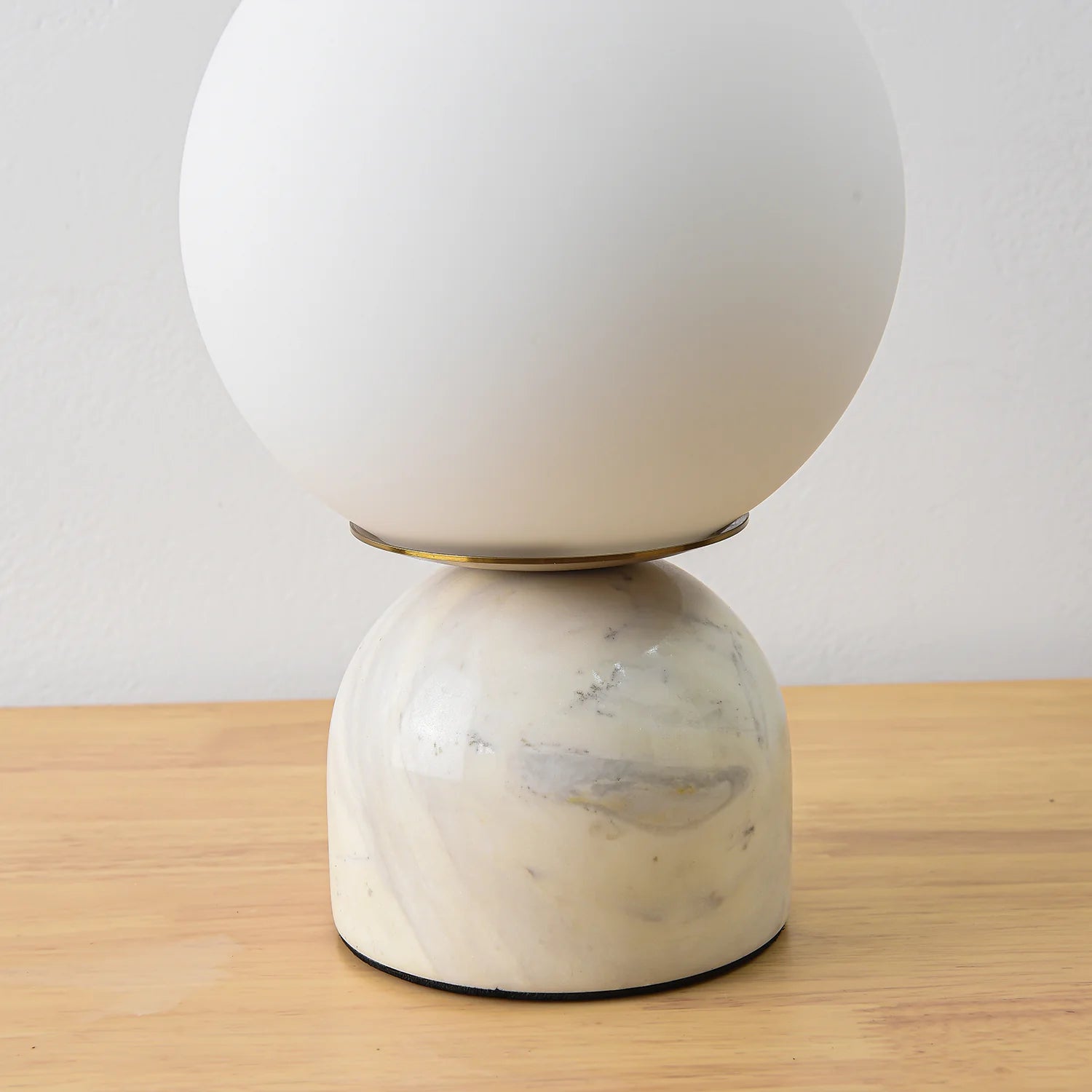 Classic Round Marble Glass Table Light