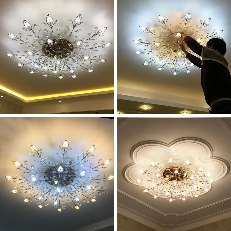 Nordic Modern Crystal Ceiling Chandelier