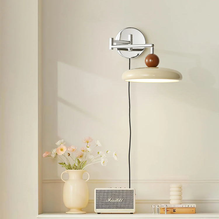 Retro Discoid metal væglampe