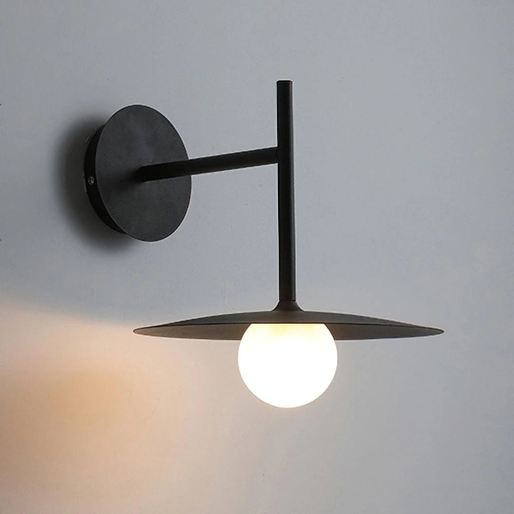 Modern Disc Glass Wall Light
