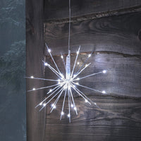 Dual-Colour LED Starburst Cluster Lights, Pack of 4