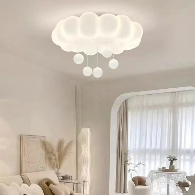Creamy Cozy Bubble-Cloud Bedroom Ceiling Light