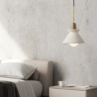 Scandinavian Concrete Cone Hanging Light