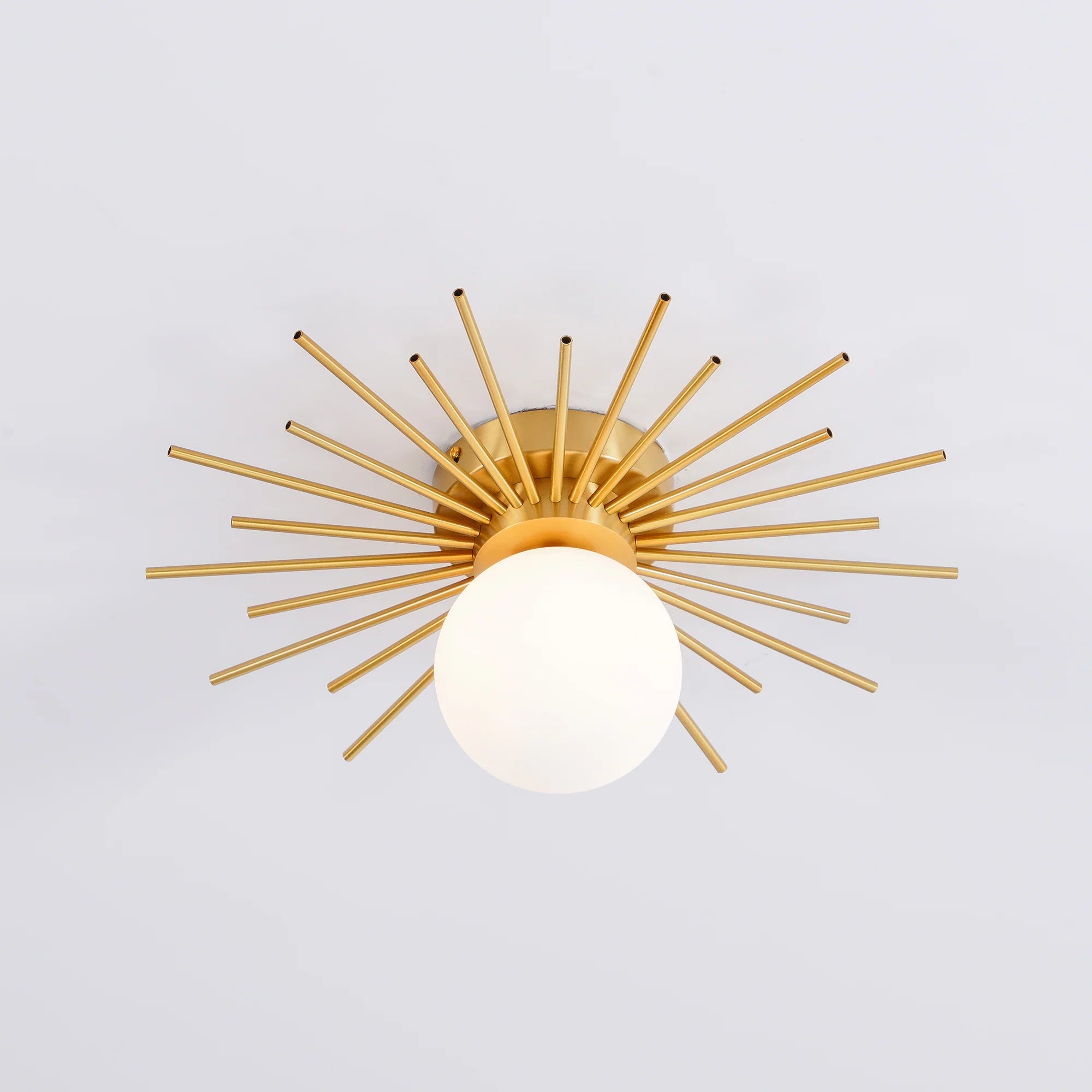 Plafonnier circulaire moderne en verre dépoli