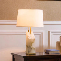 Aurea alabaster bordlampe