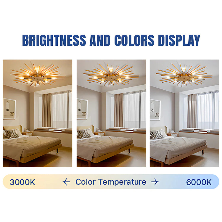 Moderne uregelmæssigt jernværksloftslys