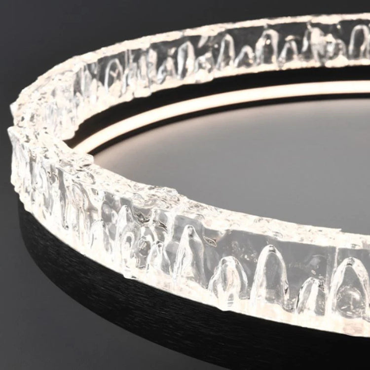 Trendy rund akryl Luxe loftslampe