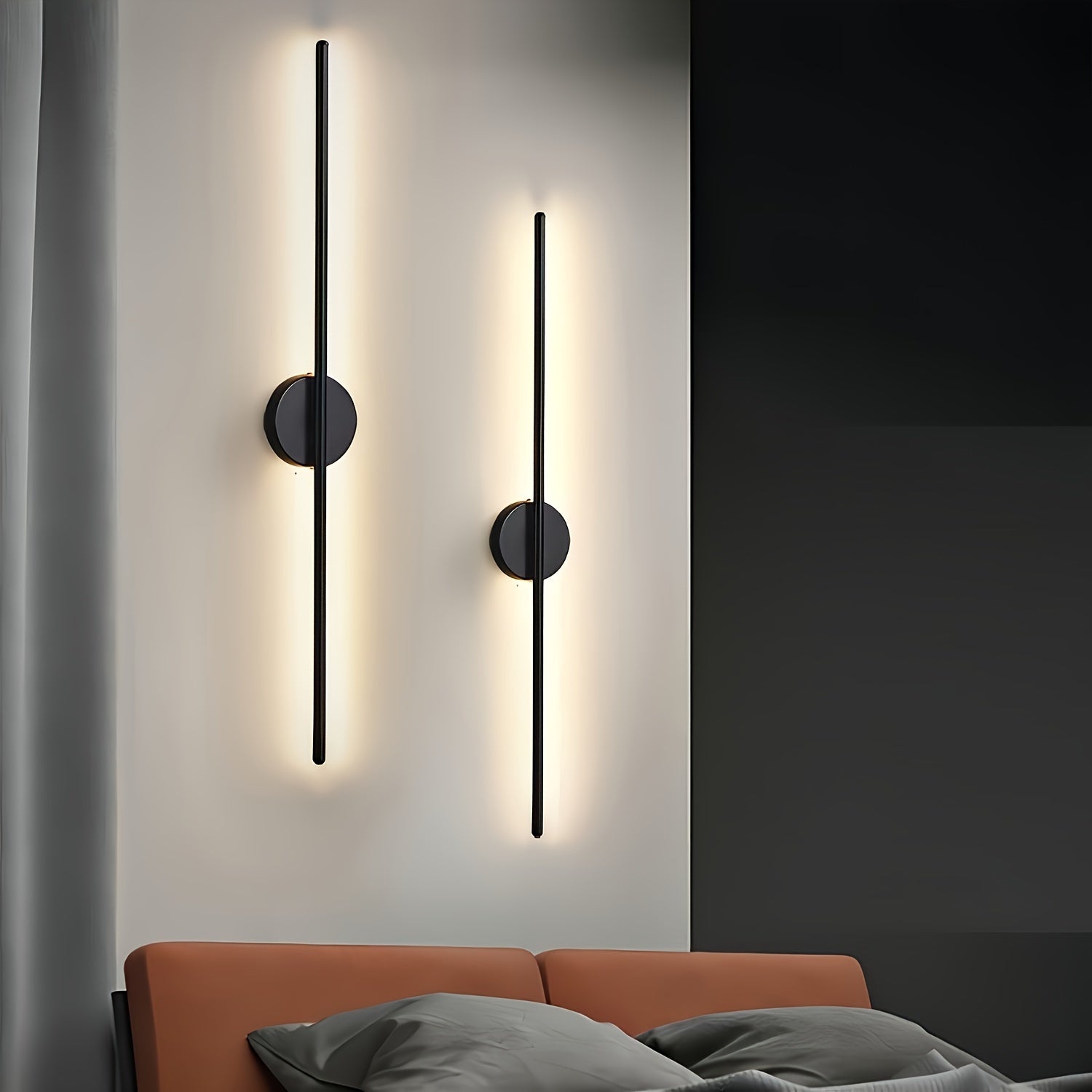 Applique murale élégante en métal SlimLine