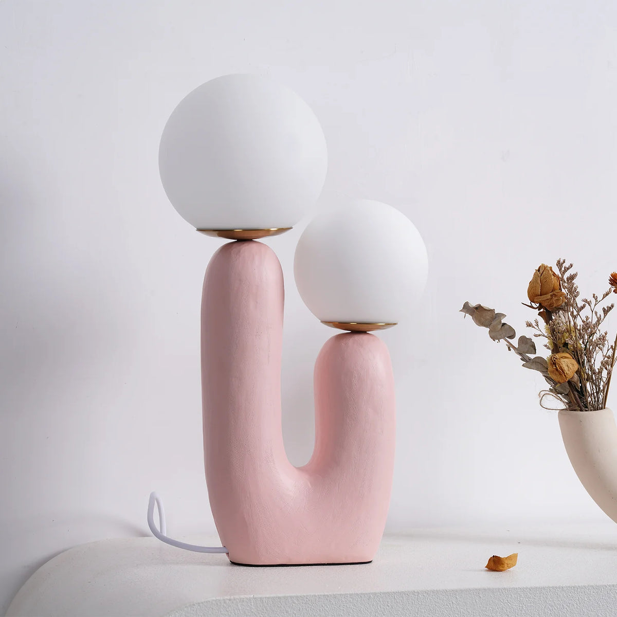 Organisk charme bordlampe