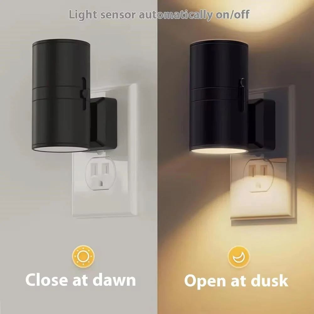 Modern Versatile Black Socket Wall Light