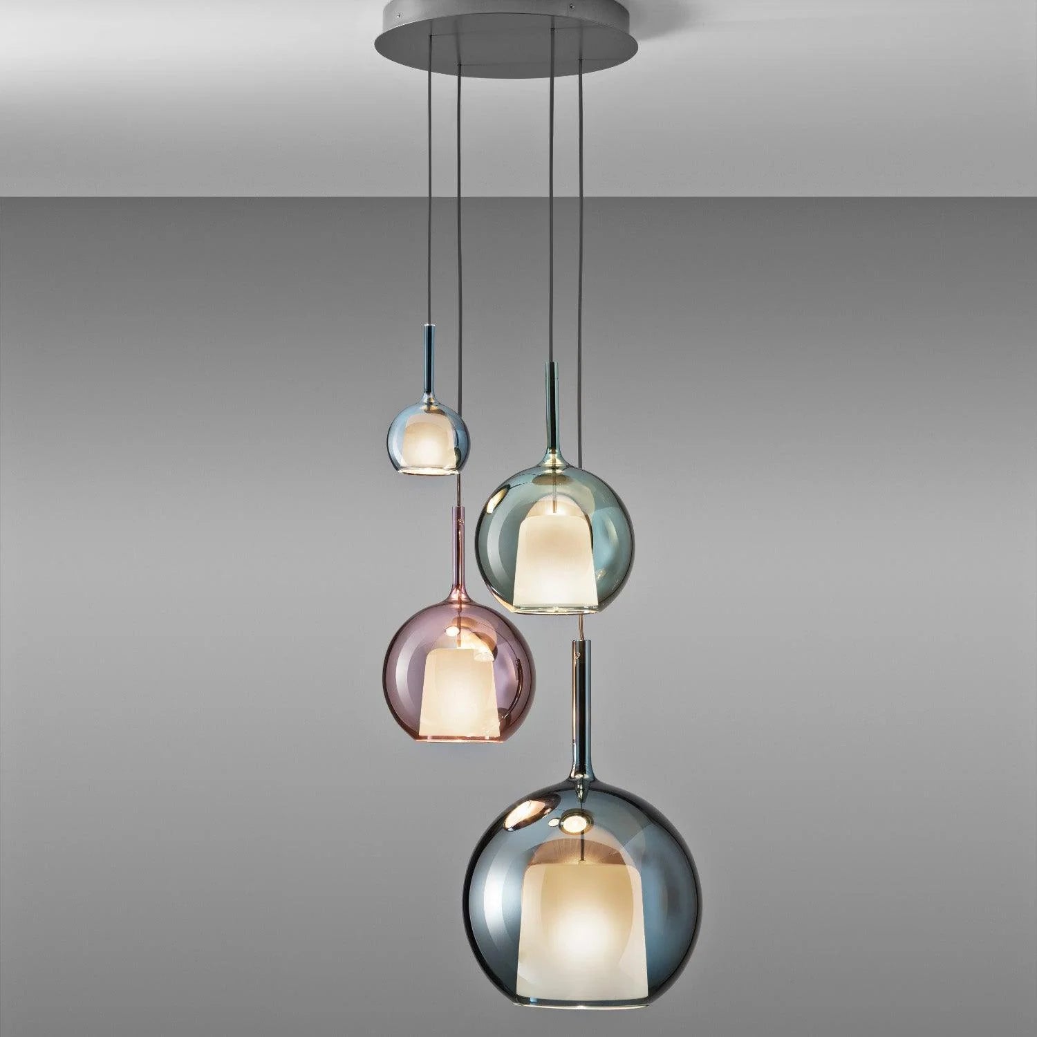 Lampada a sospensione a sfera luminosa