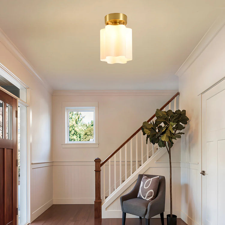 Moderne dekorativ Cube glasloftslampe