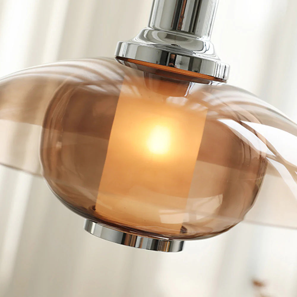 Modern Clear Glass Pendant Light