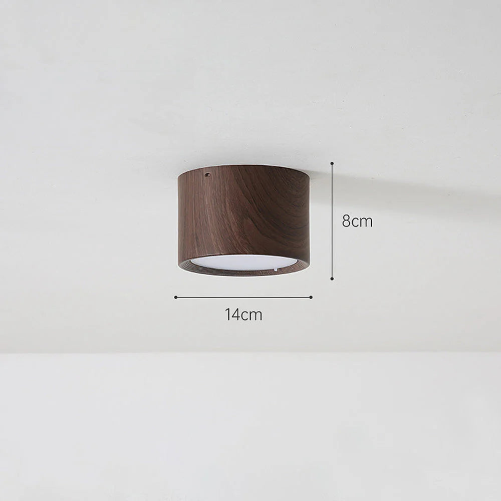 Plafoniera a LED in stile amaretto