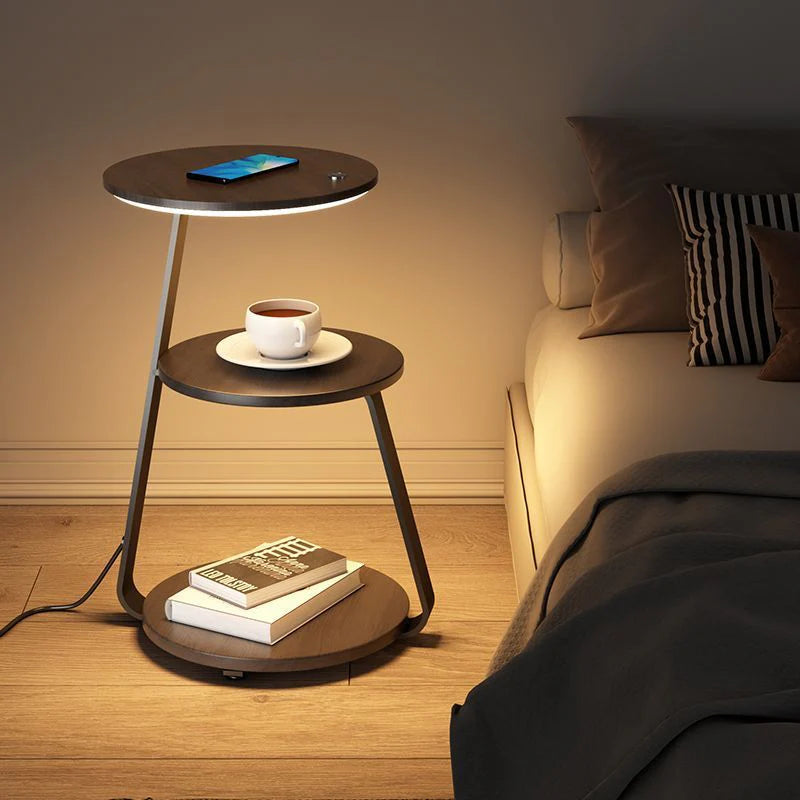 Lampadaire multicouche rechargeable créatif