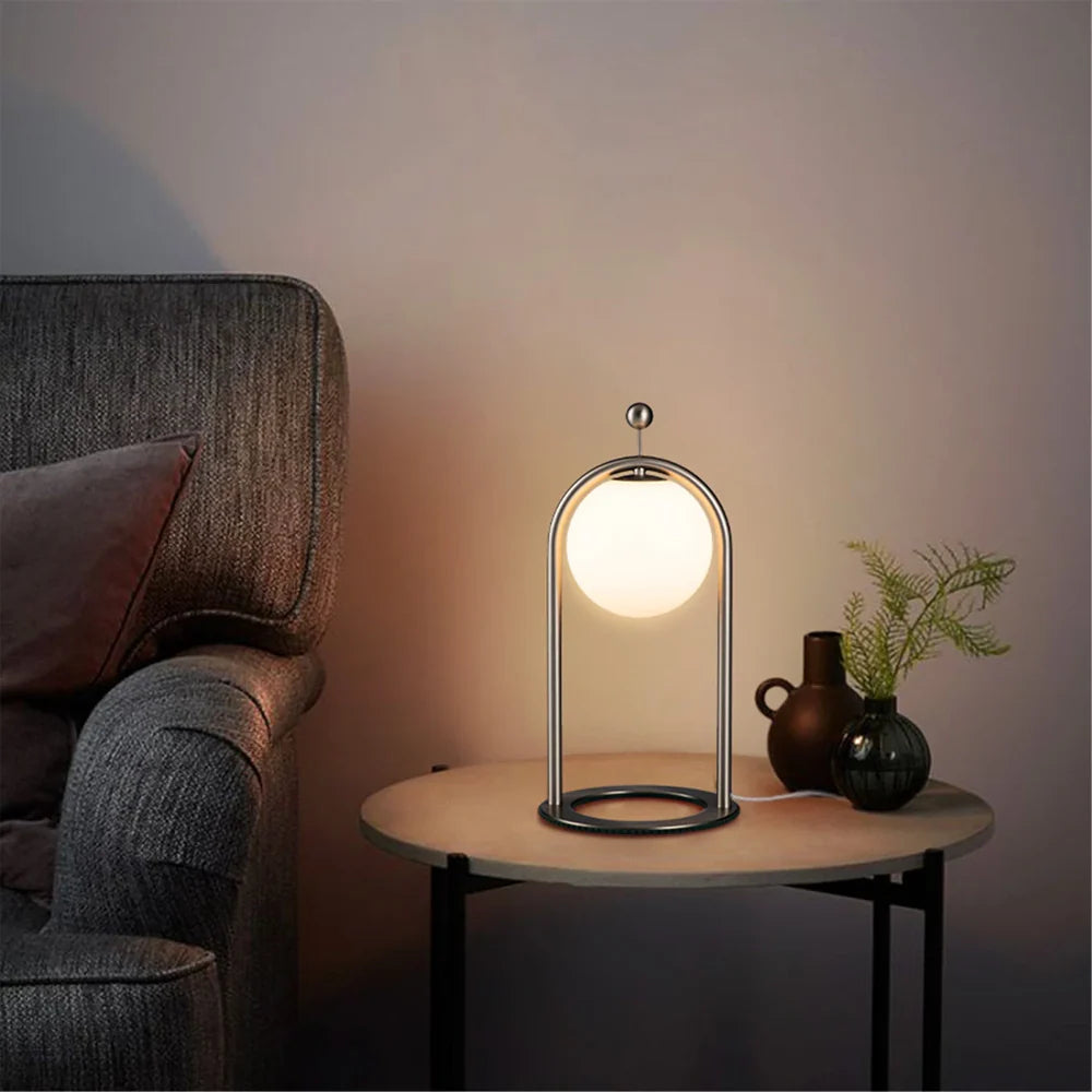 Moderne luksusbedskabsbordlampe