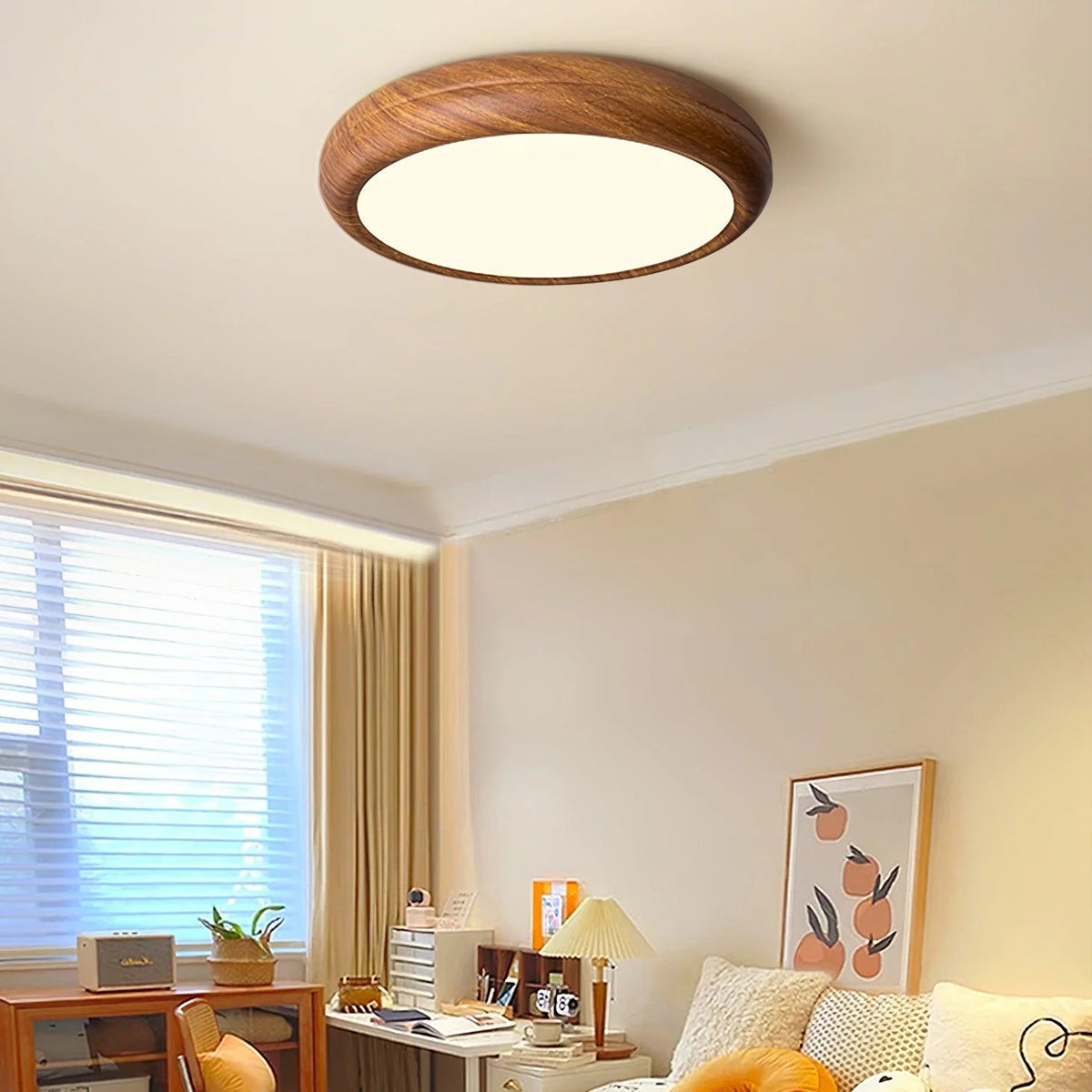 Hölzerne Furnierdecke